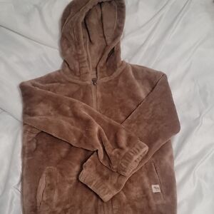 Cozy Brown Hooded Jacket